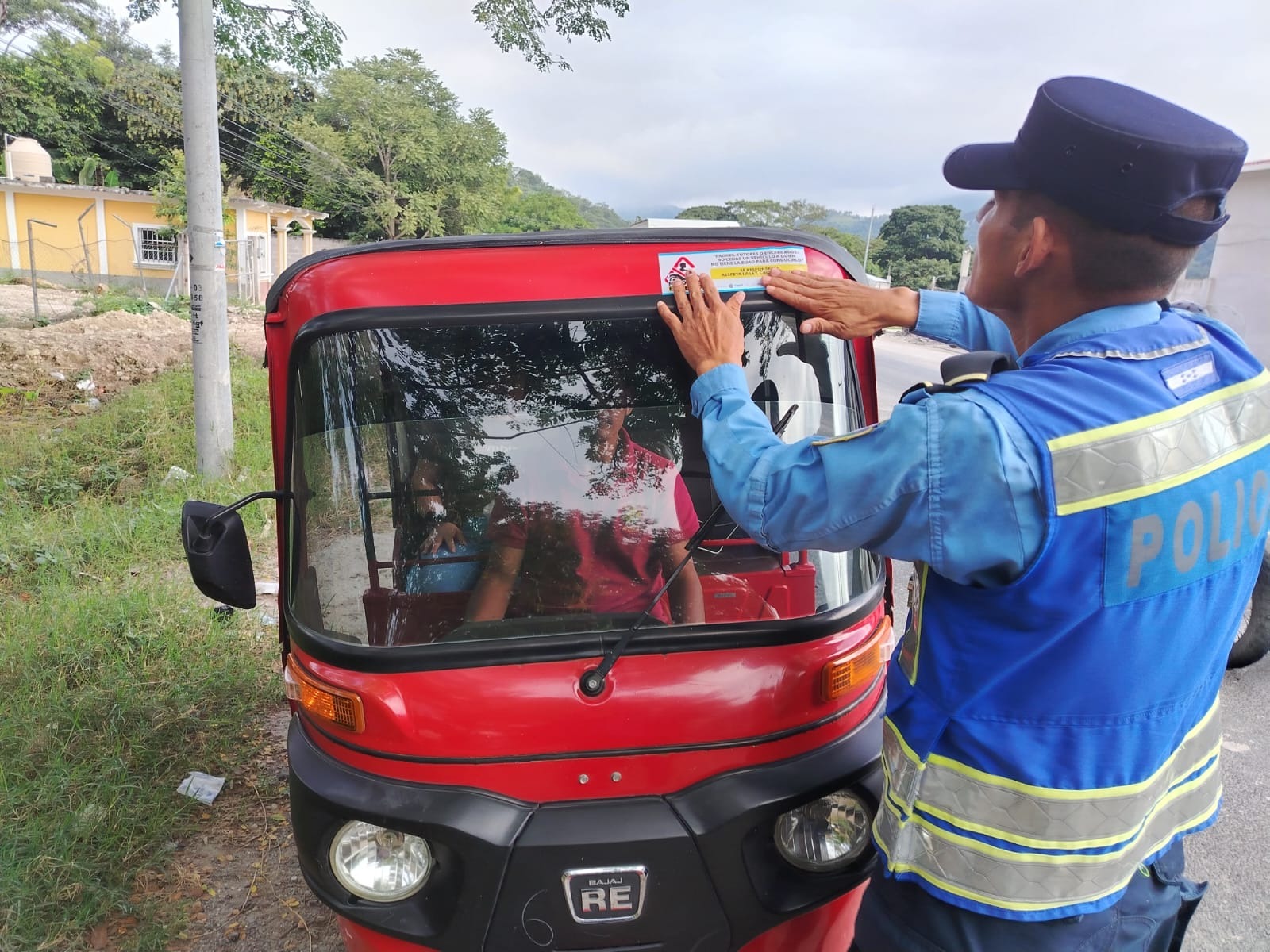 DNVT en Gracias, Lempira lanza campaña de prevención Vial “No Corras El Riesgo”